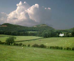 Eildon Hills from the South East