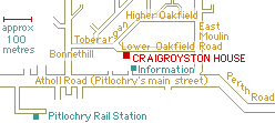 Location of Craigroyston House